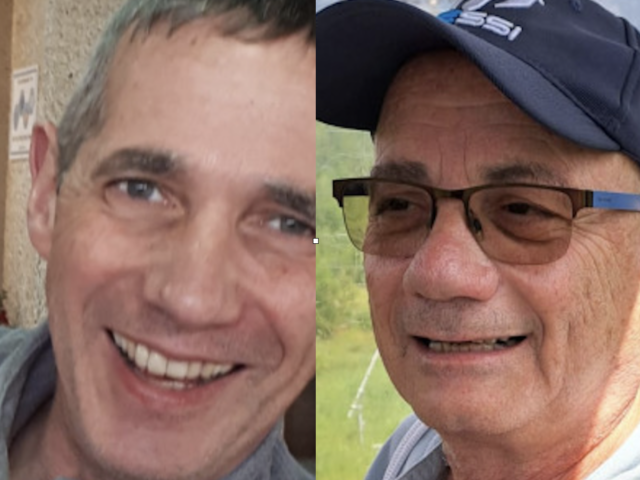 Simon Marman (60) and Louis Har (70), two Israeli hostages, were released Sunday (IDF)