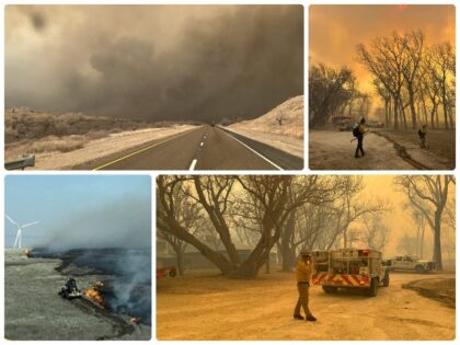 Smokehouse Creek Wildfires. (Photos: Flower Mound Fire Department and Texas A&M Forest Ser