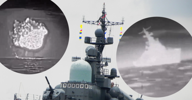 Russian Missile Corvette Sunk by Swarm of Drones, Says Ukraine
