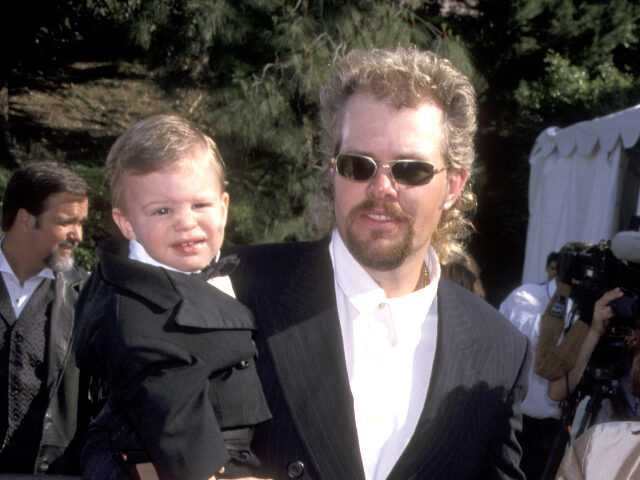 Toby Keith, wife Tricia Covel, and son Stelen Covel (Photo by Ron Galella/Ron Galella Coll