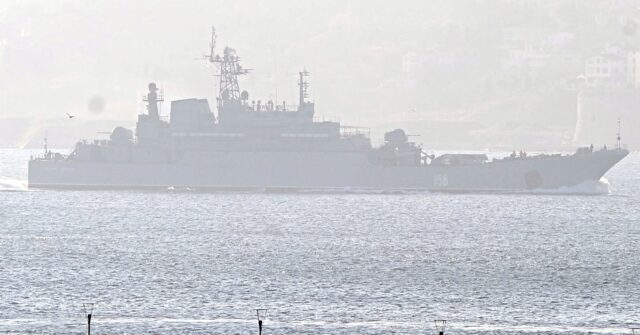 Ukraine Claims Sinking of Russian Landing Ship in Black Sea off Crimea