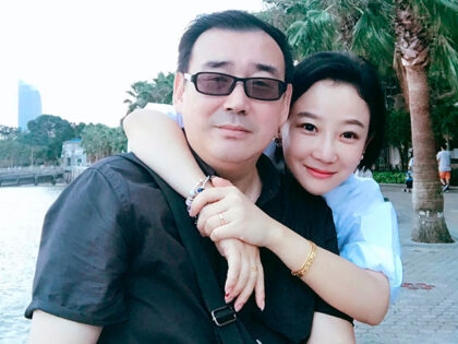 This undated, file photo released by Chongyi Feng shows Yang Hengjun and his wife Yuan Xia