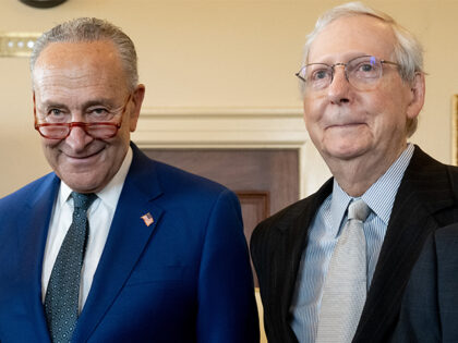 Senate Majority Leader Chuck Schumer (D-NY) and Senate Minority Leader Mitch McConnell (R-