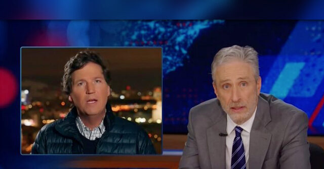 Jon Stewart Attacks Tucker Carlson After Facing Woke Backlash over Biden Criticism: 'You're Such a Dick'