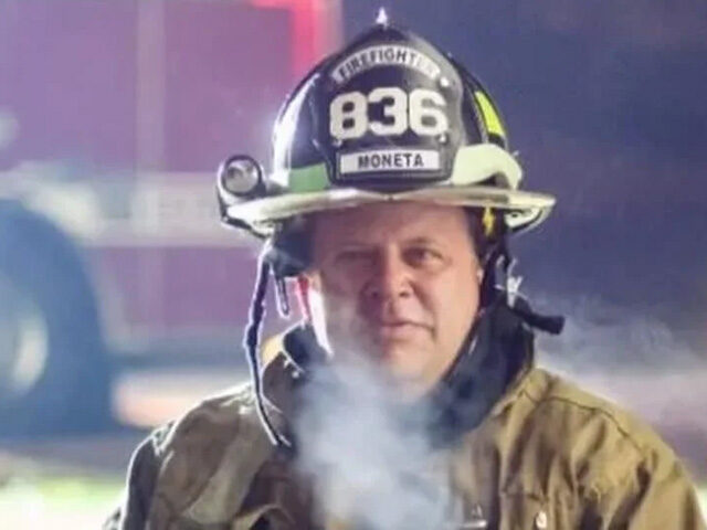 Moneta Volunteer Fire Department President Chris Tucker