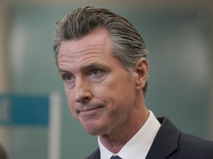 In this July 26, 2021, file photo, California Gov. Gavin Newsom appears at a news conferen