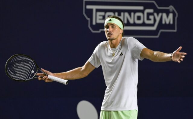 German top seed Alexander Zverev crashed out of the Mexico Open in the first round on Tues