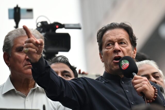 Imran Khan enjoyed popular support when he became prime minister in 2018, but fell out wit