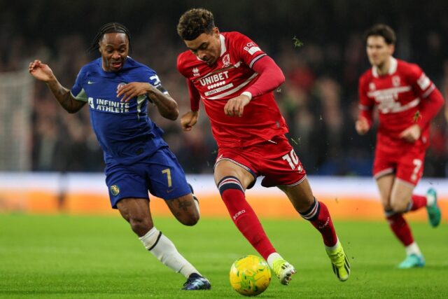 Morgan Rogers (centre) has joined Aston Villa from Middlesbrough