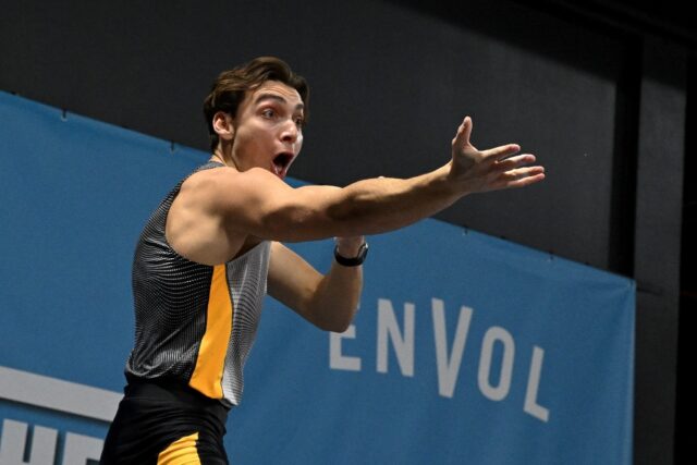 Swedish pole vaulter Armand Duplantis
