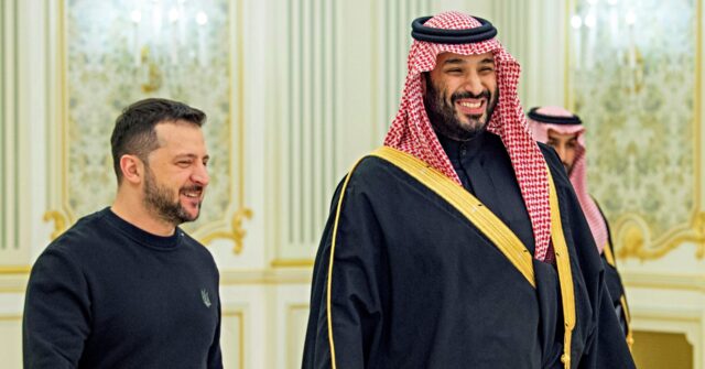 Zelensky Makes Brief Visit to Saudi Arabia Seeking MBS Support for 'Peace Formula'