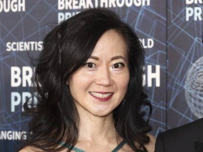 Angela Chao and Jim Breyer arrive at the Ninth Breakthrough Prize Ceremony at Academy Muse