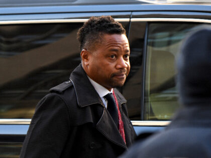 US actor Cuba Gooding Jr. arrives at the Manhattan Criminal Court, on January 22, 2020 in