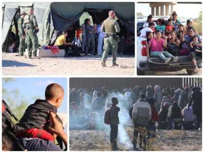 Detained migrant children (Randy Clark/Breitbart Texas)