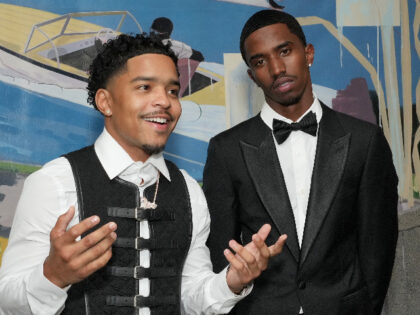 LOS ANGELES, CALIFORNIA - JUNE 26: Justin Dior Combs and King Combs attend Sean "Didd