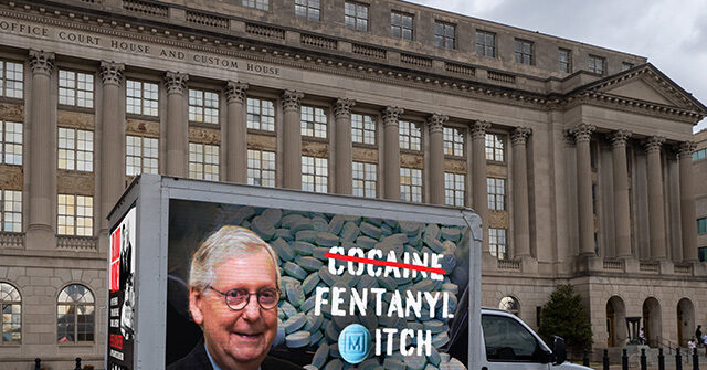 'Fentanyl Mitch': Truck Billboard Slams McConnell for Ignoring Fentanyl Crisis