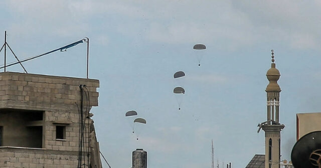 Reports: Humanitarian Aid Airdrop Kills Five Civilians in Gaza, Injures Ten
