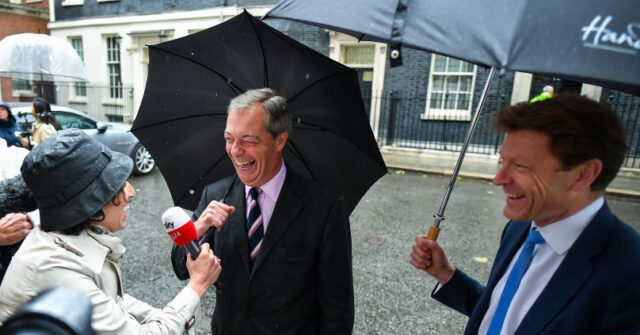 Farage's Reform UK Snaps at Heels of Tories With Best-Yet Polling