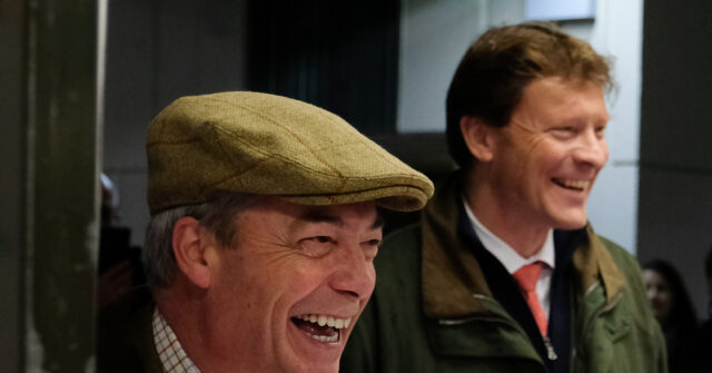 Farage-Founded Reform UK Hits Polling High, Closes in on Tories