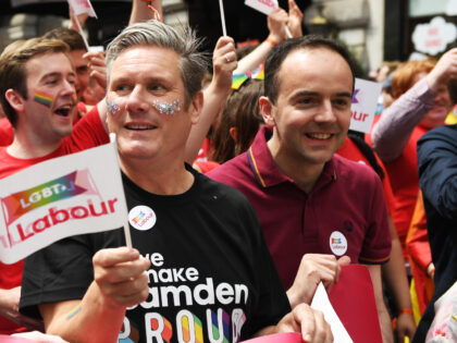 LONDON, ENGLAND - JULY 02: Keir Starmer attends Pride in London 2022: The 50th Anniversary