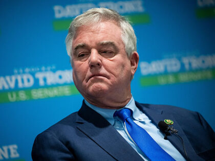 Representative David Trone, a Democrat from Maryland and US Senate candidate, during a rou