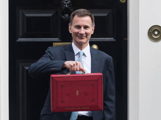 LONDON, UNITED KINGDOM - MARCH 06: Britain's Chancellor of the Exchequer Jeremy Hunt