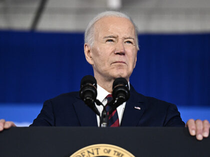 President Joe Biden speaks during a campaign event in Milwaukee, Wisconsin, on March 13, 2