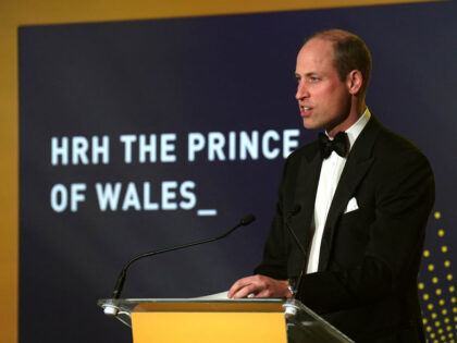 Britain's Prince William, Prince of Wales attends the The Diana Legacy Awards at the