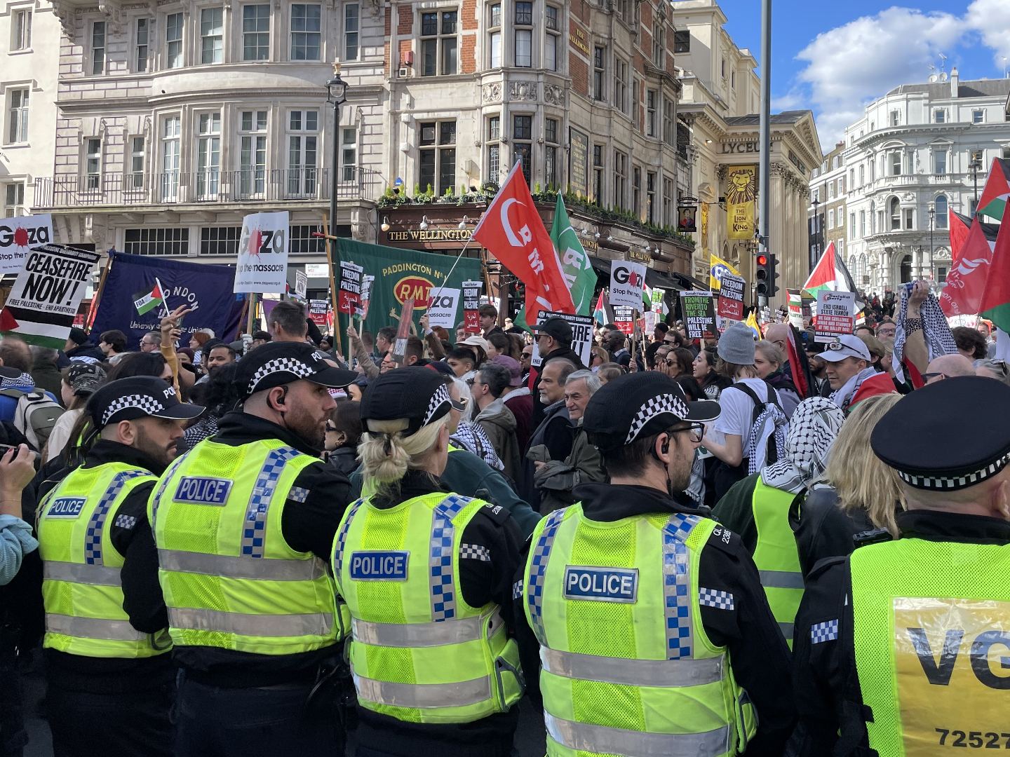 Police Officer Says Swastikas Should Be 'Taken in Context' at Anti-Israel Rally - Vimarsana News