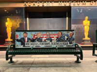 Street Art Exposing Fentanyl Crisis Hits L.A. Landmarks Ahead of Oscars