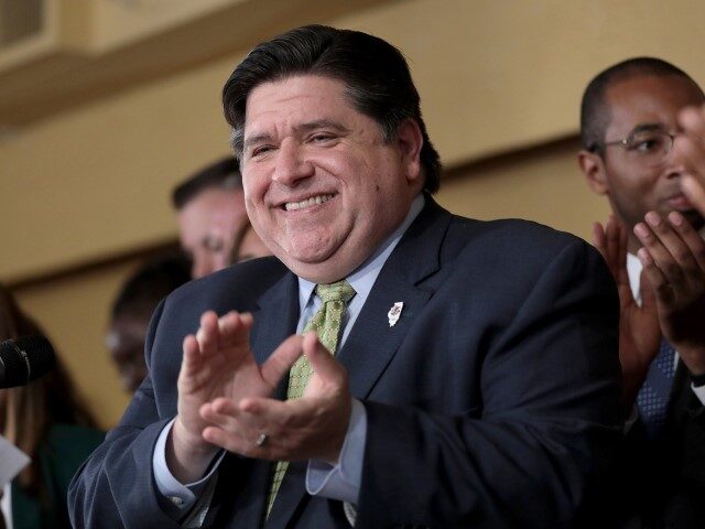 Illinois Gov. J.B. Pritzker holds an event to sign into law a bill to legalize marijuana i