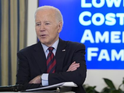President Joe Biden speaks during a meeting of his Competition Council to announce new act