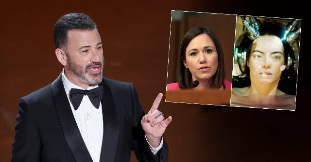 Oscars 2024: Jimmy Kimmel Compares Katie Britt to 'Poor Things' Frankenstein Heroine