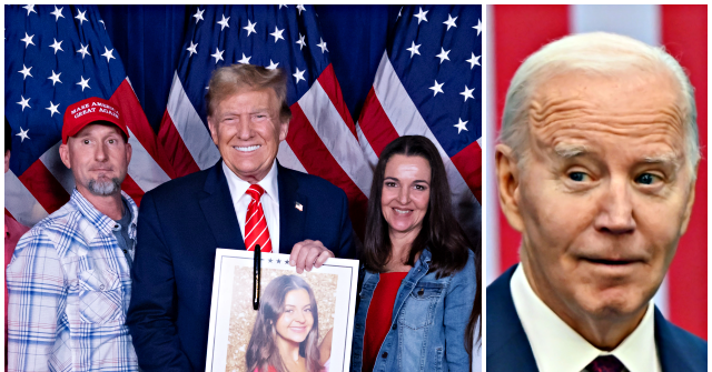 Trump Campaigns With Laken Riley's Parents, Biden Says 'I Shouldn't ...