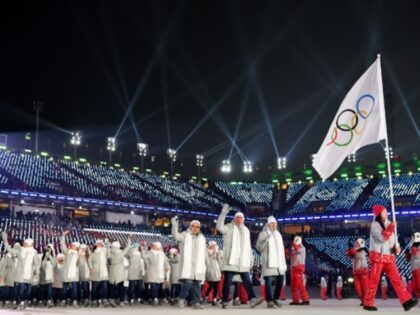 during the Opening Ceremony of the PyeongChang 2018 Winter Olympic Games at PyeongChang Ol