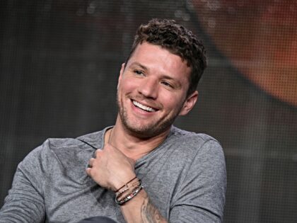FILE - In this Jan. 14, 2015. file photo, Ryan Phillippe speaks on stage during the "Secre