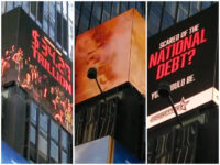 Times Square Billboard Warns $34 Trillion National Debt Is ‘Ticking Time Bomb’