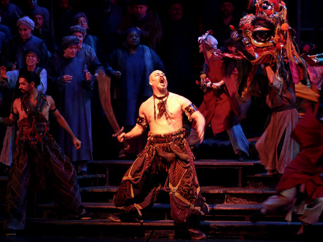 Arthur Lazalde (Executioner) in Puccini's "Turandot" at the Metropolitan Op