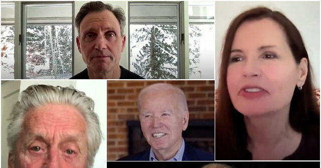 Watch: Biden Gets SOTU Pep Talk from Former Hollywood 'Presidents' Morgan Freeman, Michael Douglas, and More
