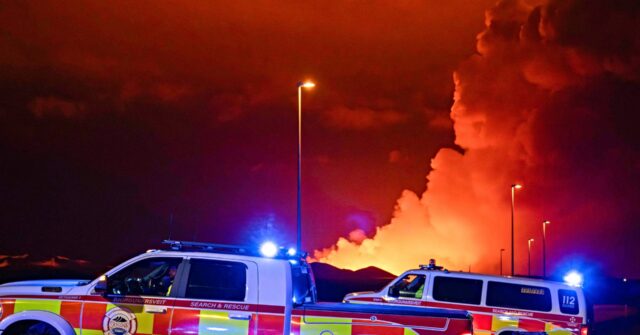 WATCH: Hundreds Forced to Evacuate When Volcano in Iceland Erupts