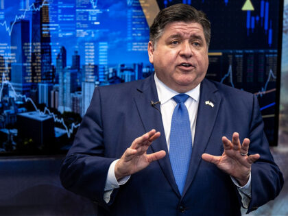 J.B. Pritzker, governor of Illinois, speaks during an interview in Chicago, Illinois, US,