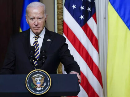 WASHINGTON, DC - DECEMBER 12: U.S. President Joe Biden speaks during a news conference wit