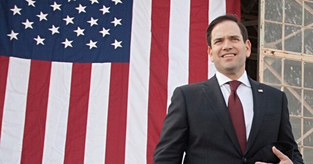 Exclusive: Sen. Marco Rubio Debuts Bill Banning Embassies from Flying Non-U.S. Flags Larger and Higher than Stars and Stripes