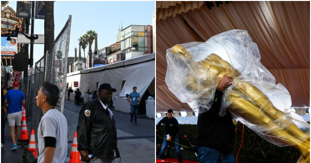 Oscars Erect Wall of Steel Fencing to Avoid Humiliation by Pro-Palestinian Protesters