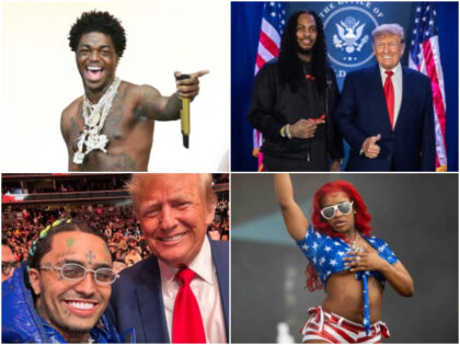 Kodak Black, Waka Flocka Flame, Lil Pump, and Sexyy Red, plus Donald Trump.