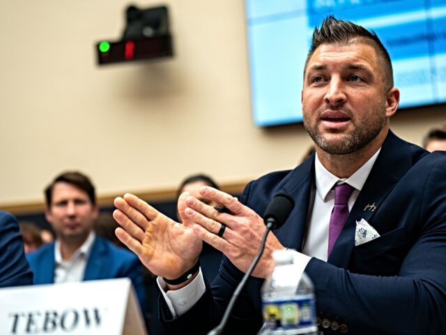 WASHINGTON, DC - MARCH 6: Tim Tebow testifies before the House Judiciary Subcommittee on C