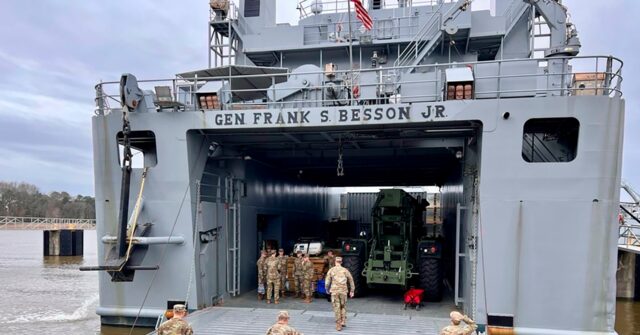 U.S. Army Ship Bound for Gaza to Build Port, Enable Aid Deliveries