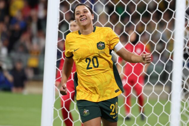 Australia captain and Chelsea striker Sam Kerr has been charged with a racially aggravated