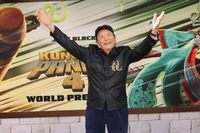 James Hong, a voice actor in 'Kung Fu Panda 4,' attends the film's Los Angeles premiere on