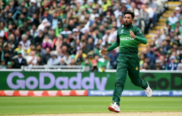 Return: Pakistan's Mohammad Amir at the 2019 Cricket World Cup